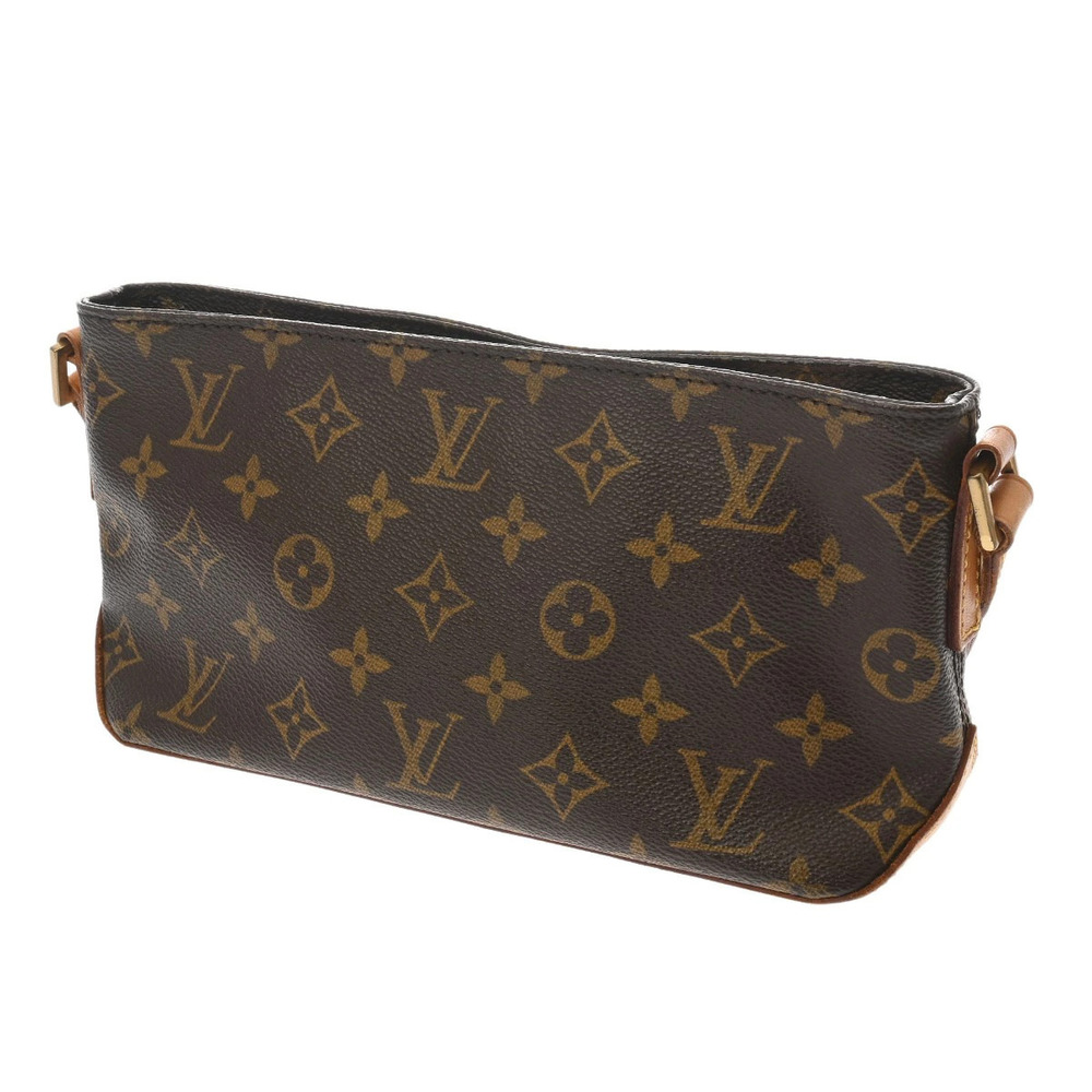 Louis Vuitton Trotteur Brown Monogram Handbag Canvas Brown